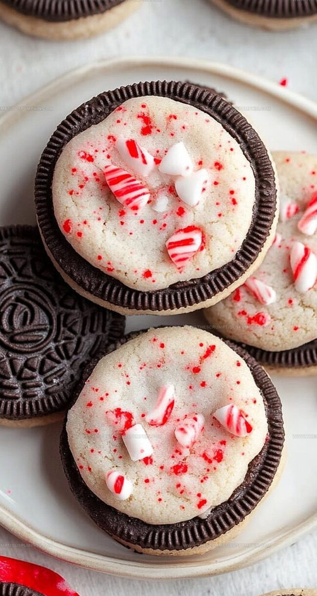 Why Peppermint Oreo Christmas Cookies Are A Hit