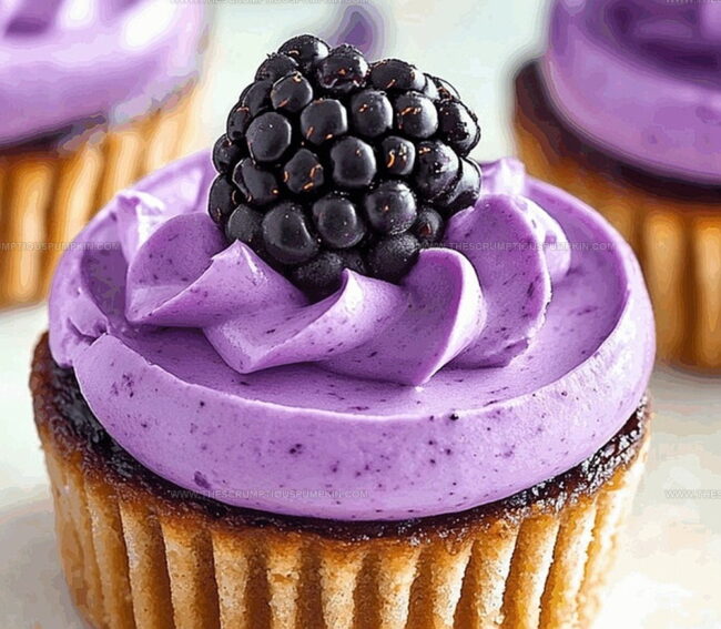 Why Mini Blackberry Lavender Cheesecakes Are So Charming