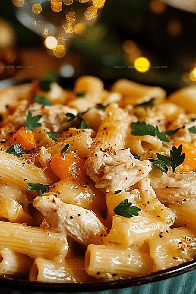 Why Chicken Pot Pie Pasta Feels Like Cozy Comfort