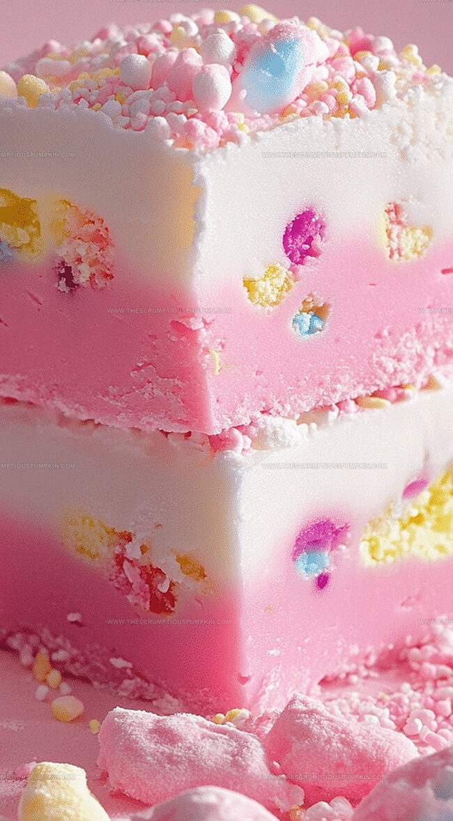 Homemade Bubblegum Cloud Fudge Highlights