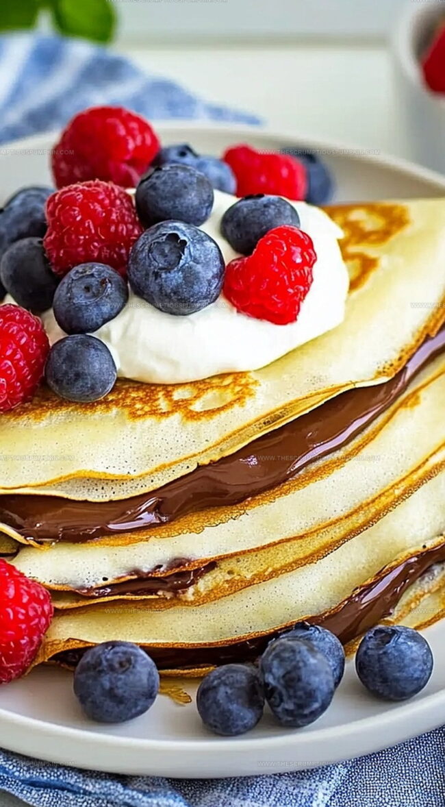 Tips for Perfectly Thin Nutella Crepes