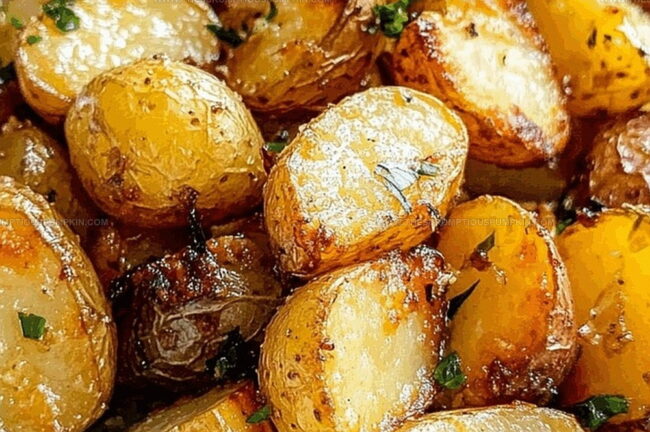 How To Roast Garlic Butter Potatoes Easily