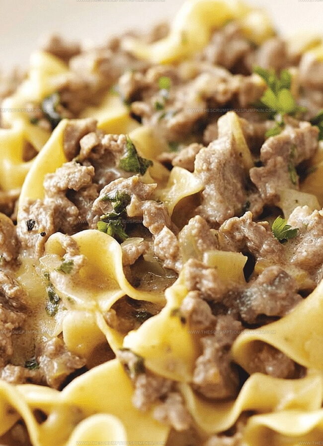 Tips for Ground Beef Stroganoff