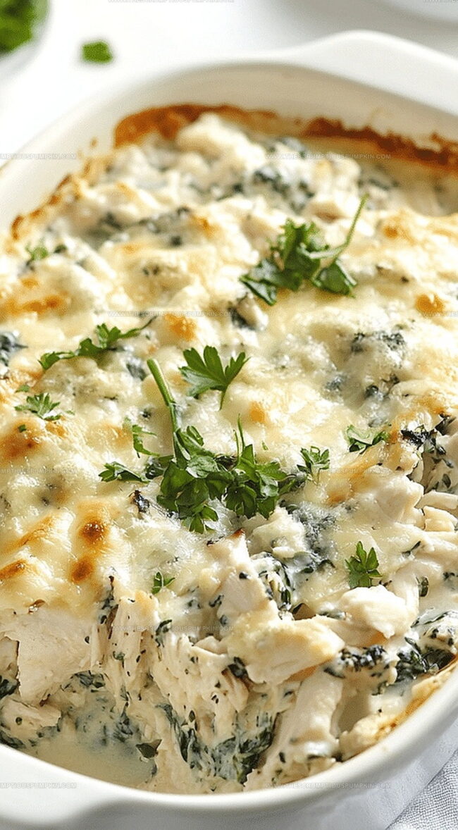 Creamy Chicken and Spinach Casserole to Love