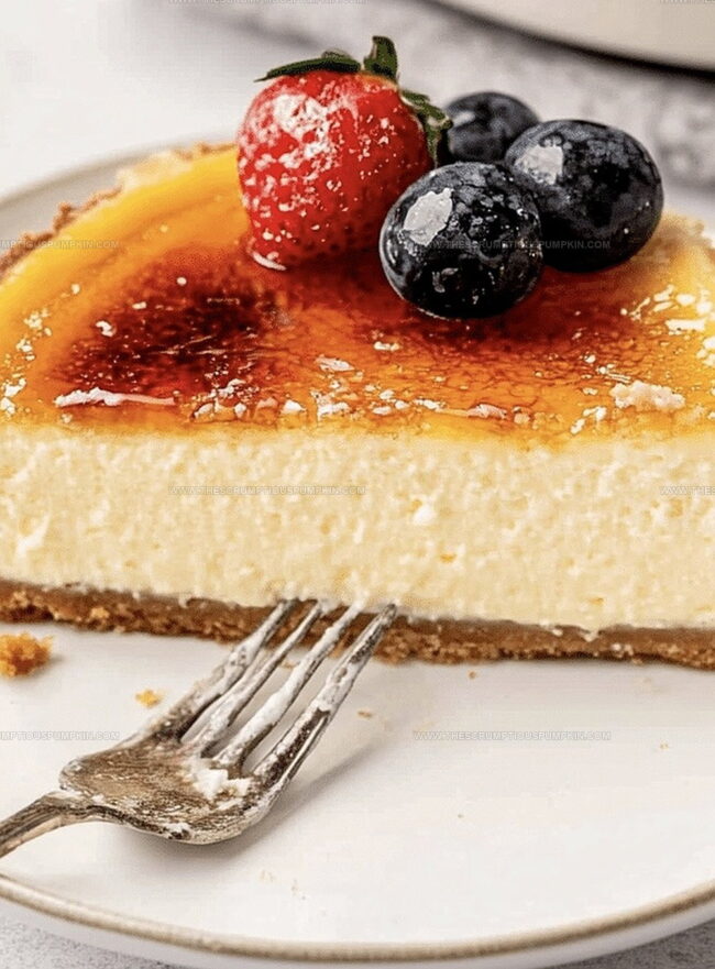 Flavor Variations for Creme Brulee Cheesecake
