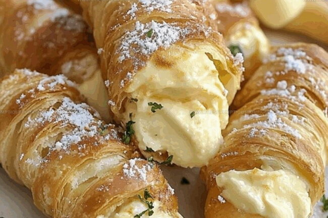 How to Make Italian Cream Stuffed Cannoncini Step by Step