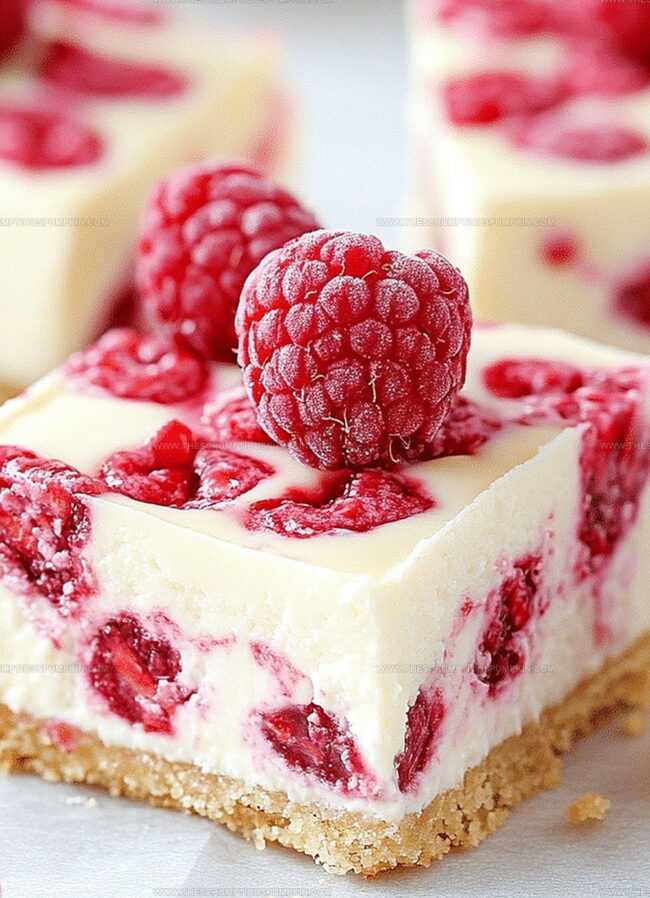 Tips for White Chocolate Raspberry Cheesecake Bars