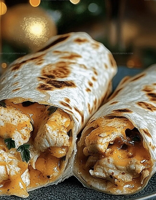 Why Cheesy Garlic Chicken Wraps Are So Flavorful