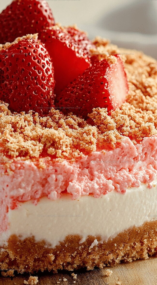 Strawberry Crunch Cheesecake Tips