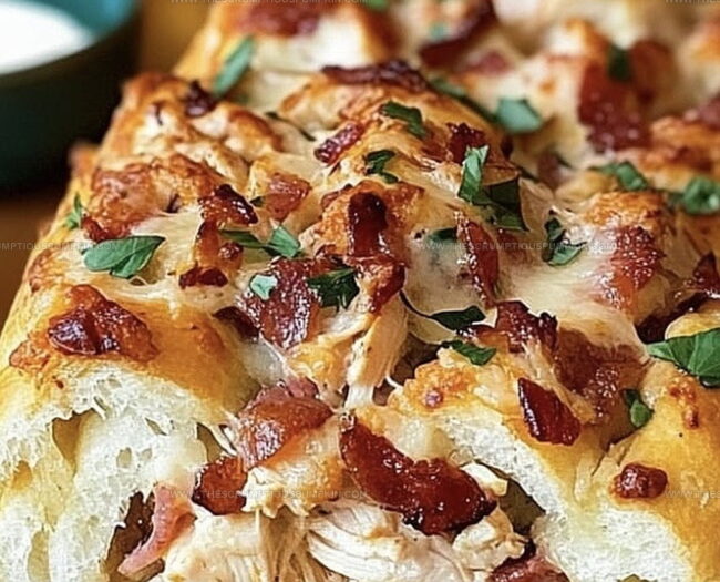 How To Prepare Chicken Bacon Ranch Stuffed Bread