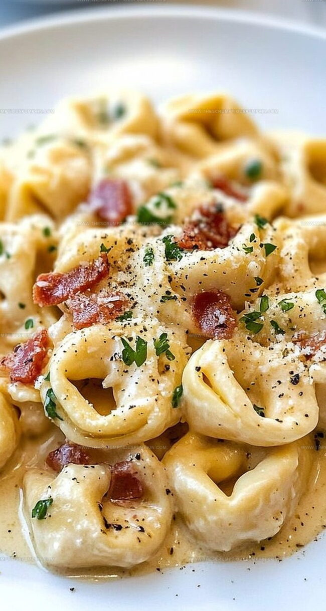 Why Tortellini Carbonara Is A Creamy Comfort Must