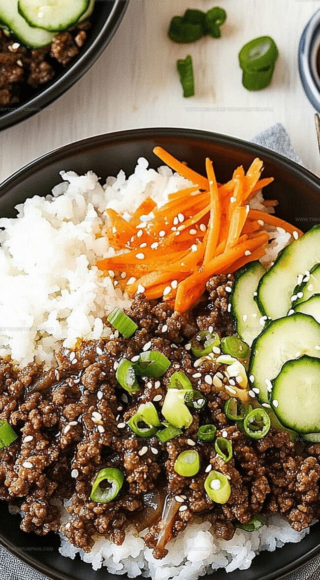 Tips For Extra Saucy Korean Ground Beef Bowls