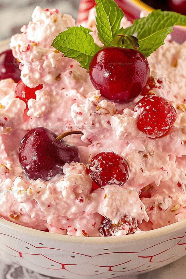 Cherry Fluff Salad That’s Light and Refreshing