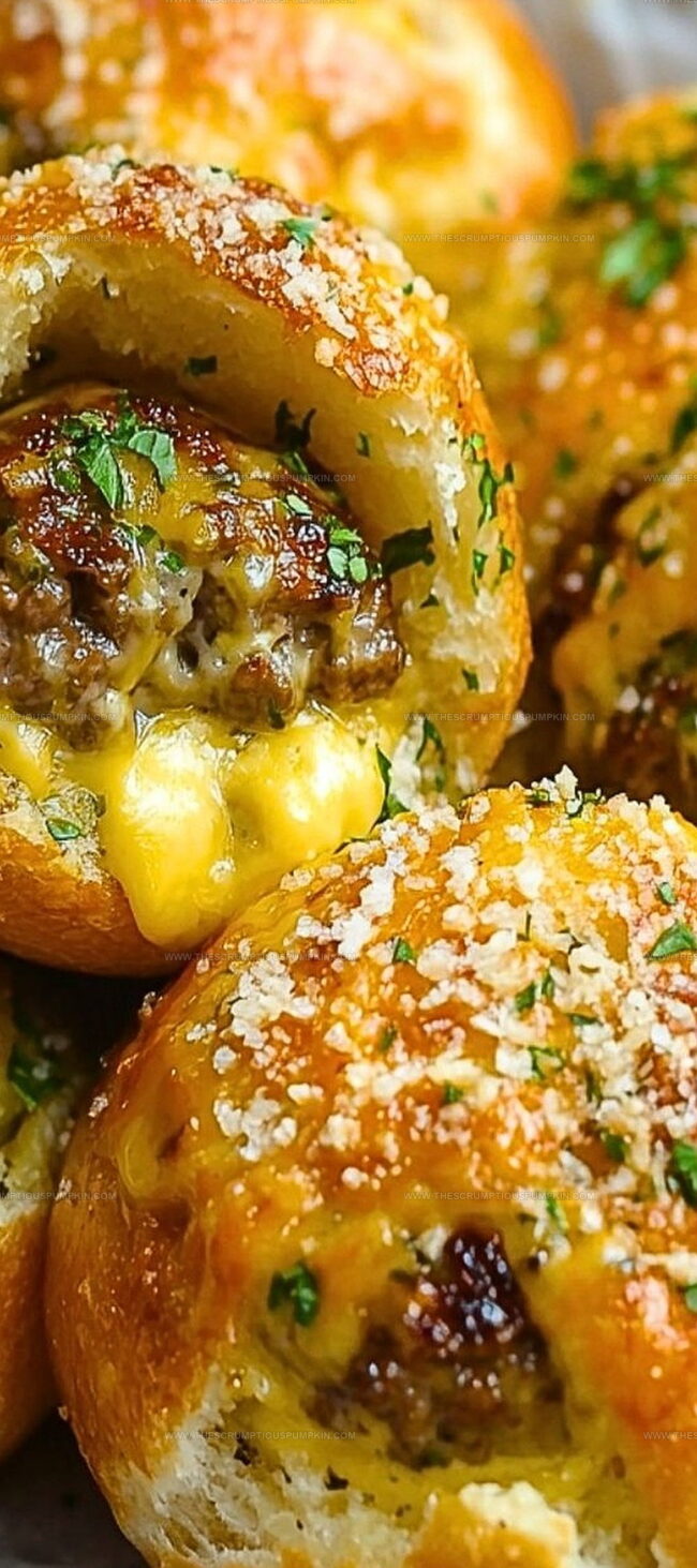 Tips for Golden, Cheesy Cheeseburger Bombs