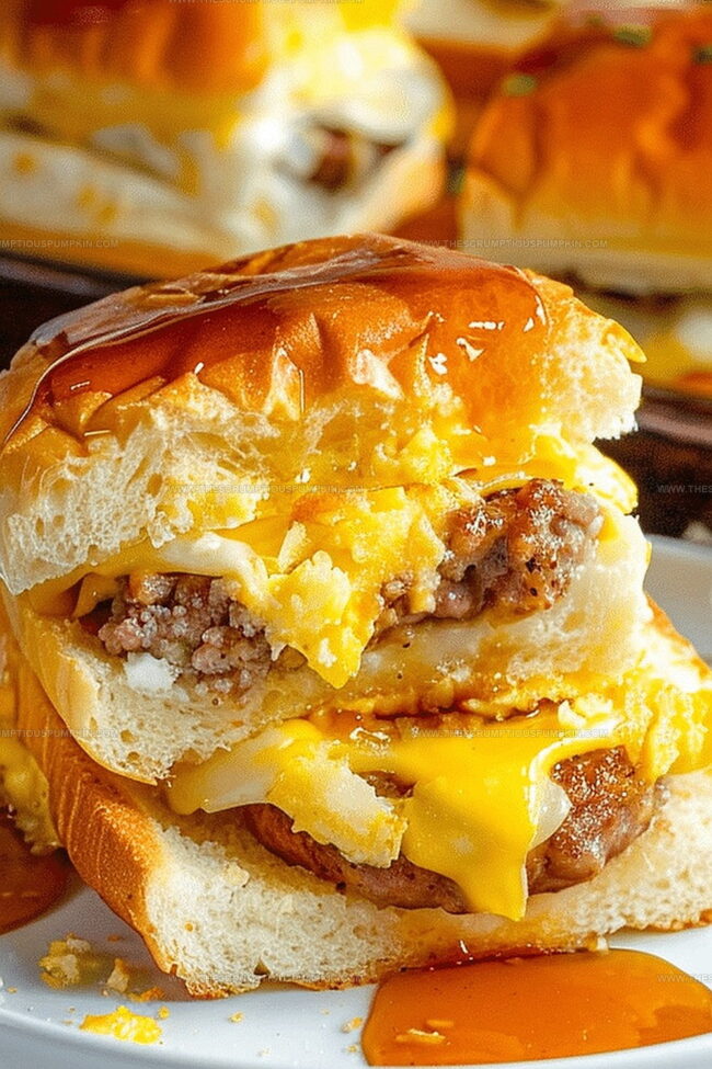 Syrup Glazed Breakfast Sliders to Start Your Day