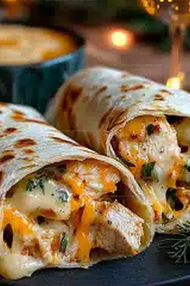 Cheesy Garlic Chicken Wraps Reasons To Try
