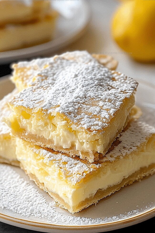 Vanilla Custard Cream Squares That Delight Every Bite