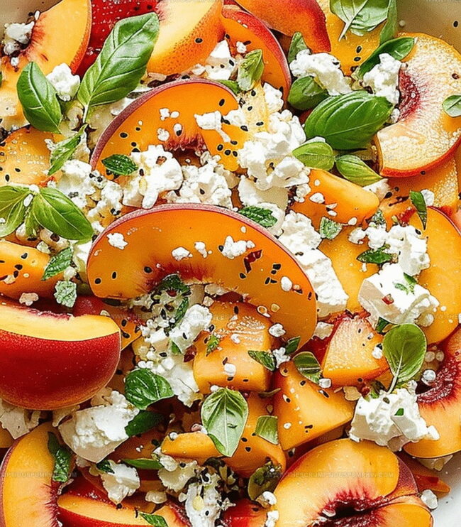 How to Prepare Peach Feta Salad with Ease