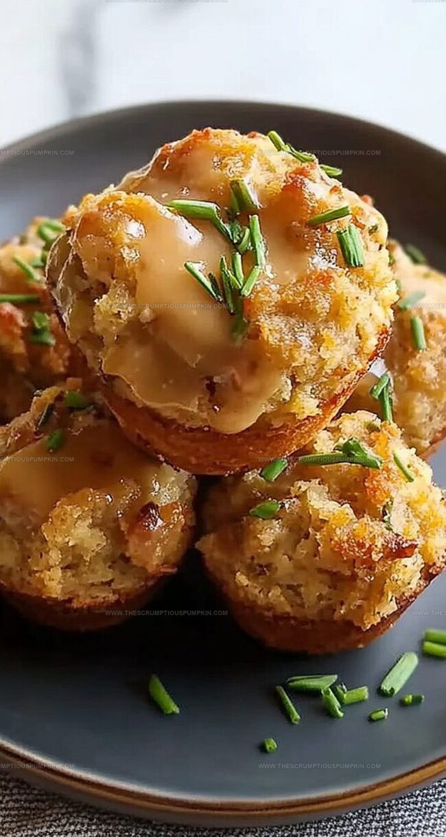Kitchen Tips For Gravy-Stuffed Stuffing Muffins