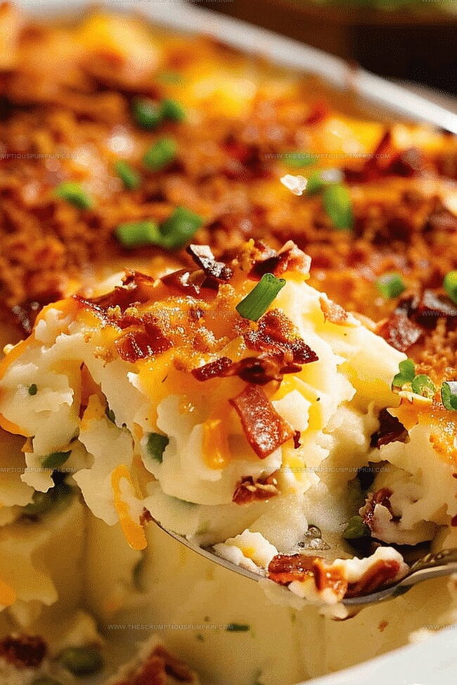 Classic Mashed Potato Casserole Bursting with Flavor