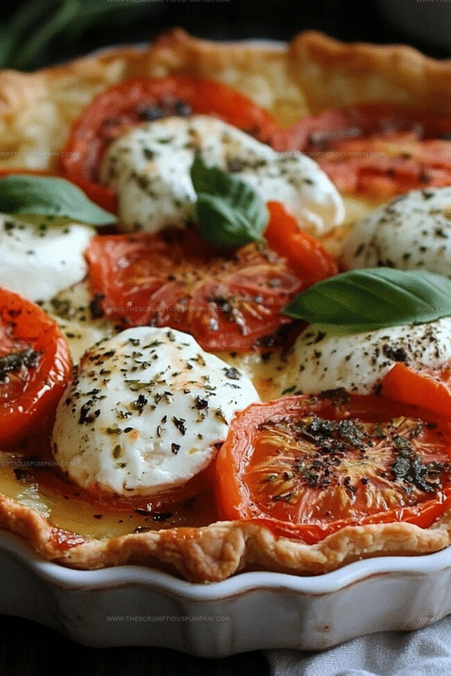What Makes Easy Italian Cheese and Tomato Pie So Tasty