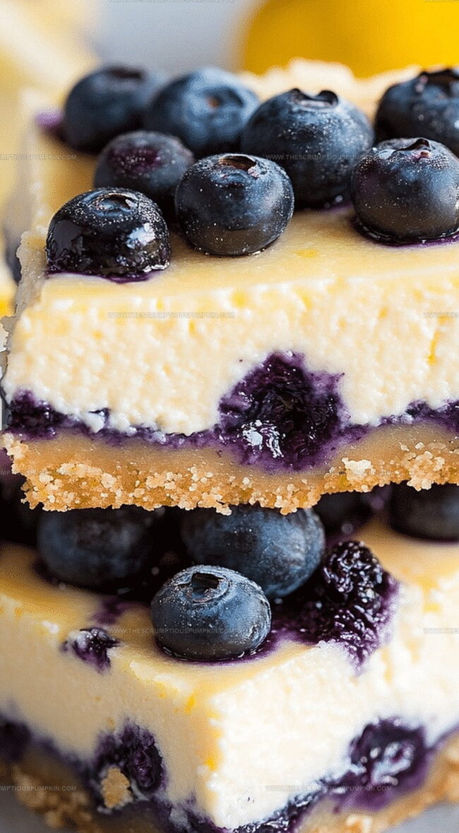 Why Lemon Blueberry Cheesecake Bars Are Popular