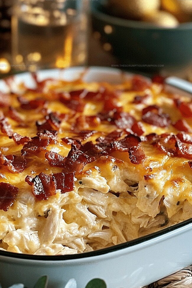 Why Chicken Bacon Ranch Casserole Is A Family Favorite