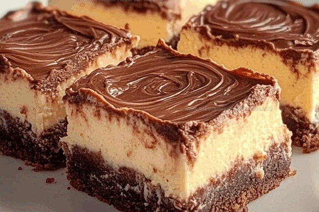 How to Make Nutella Cheesecake Bars Step-by-Step