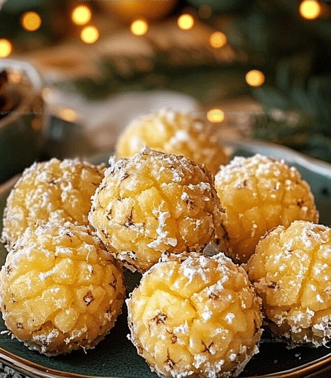 How To Make Pineapple Christmas Balls Easily