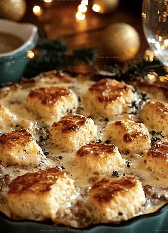 Why Biscuits & Gravy Casserole Is A Southern Favorite
