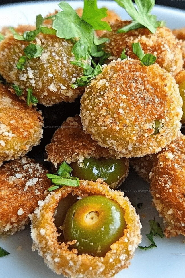 Tasty Fried Green Cherry Tomatoes with a Crunch