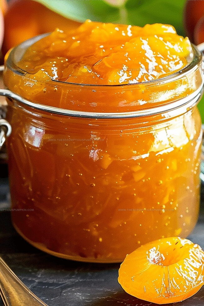 Homemade Apricot Jam with a Burst of Flavor