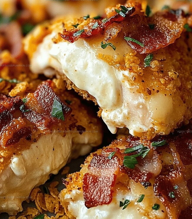 How To Put Together Cream Cheese and Bacon Stuffed Doritos Chicken