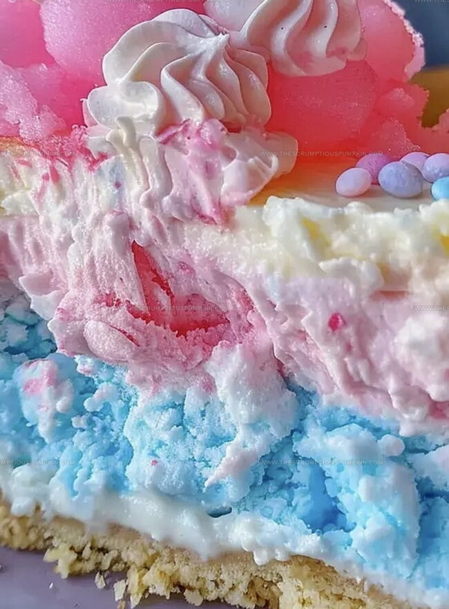 Pro Tips For Colorful Cotton Candy Cheesecake