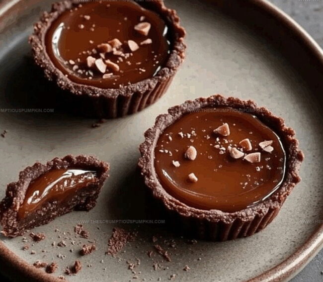 What Makes Chocolate Caramel Tarts So Tempting