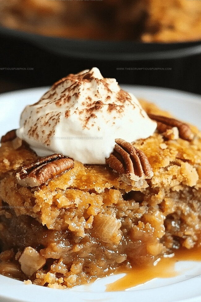 What Makes Pumpkin Pecan Cobbler So Cozy