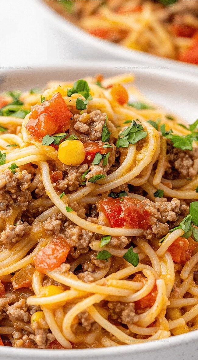 Tips for Cheesy Taco Spaghetti