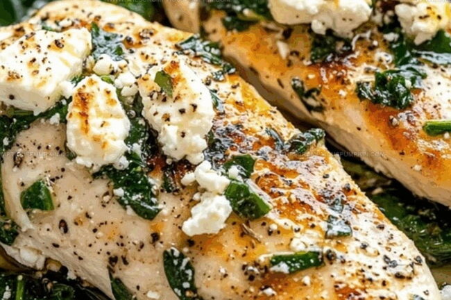 How To Make Chicken Breast With Feta And Spinach