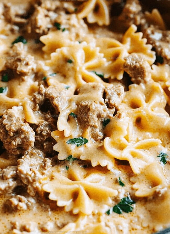 Creative Takes On Cheesy Beef Bowtie Pasta