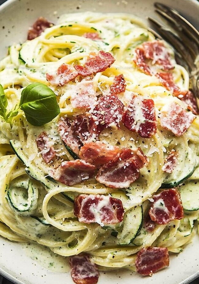 Tweak Ideas For Creamy Courgette Bacon Pasta