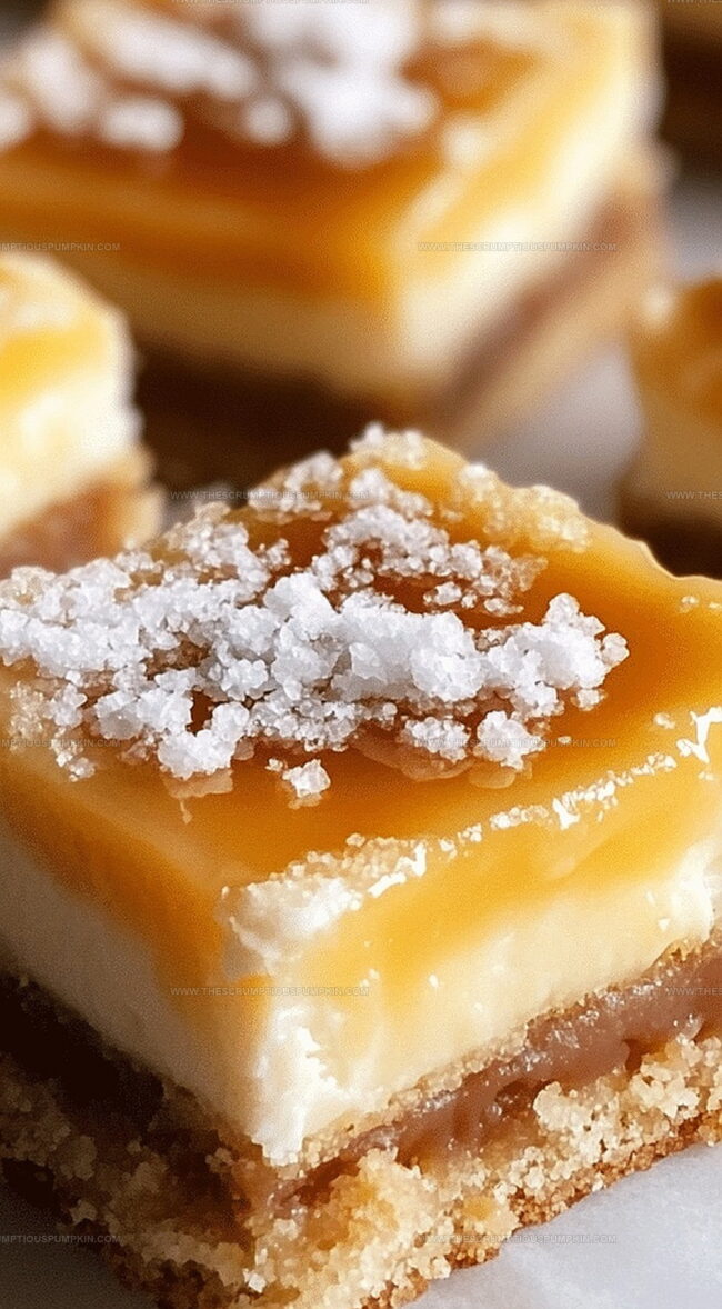 Gooey Salted Caramel Butter Cake Bars Overview