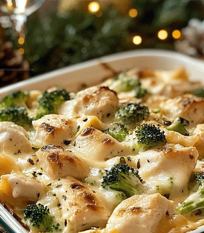 How To Make Chicken and Broccoli Baked Alfredo Easily
