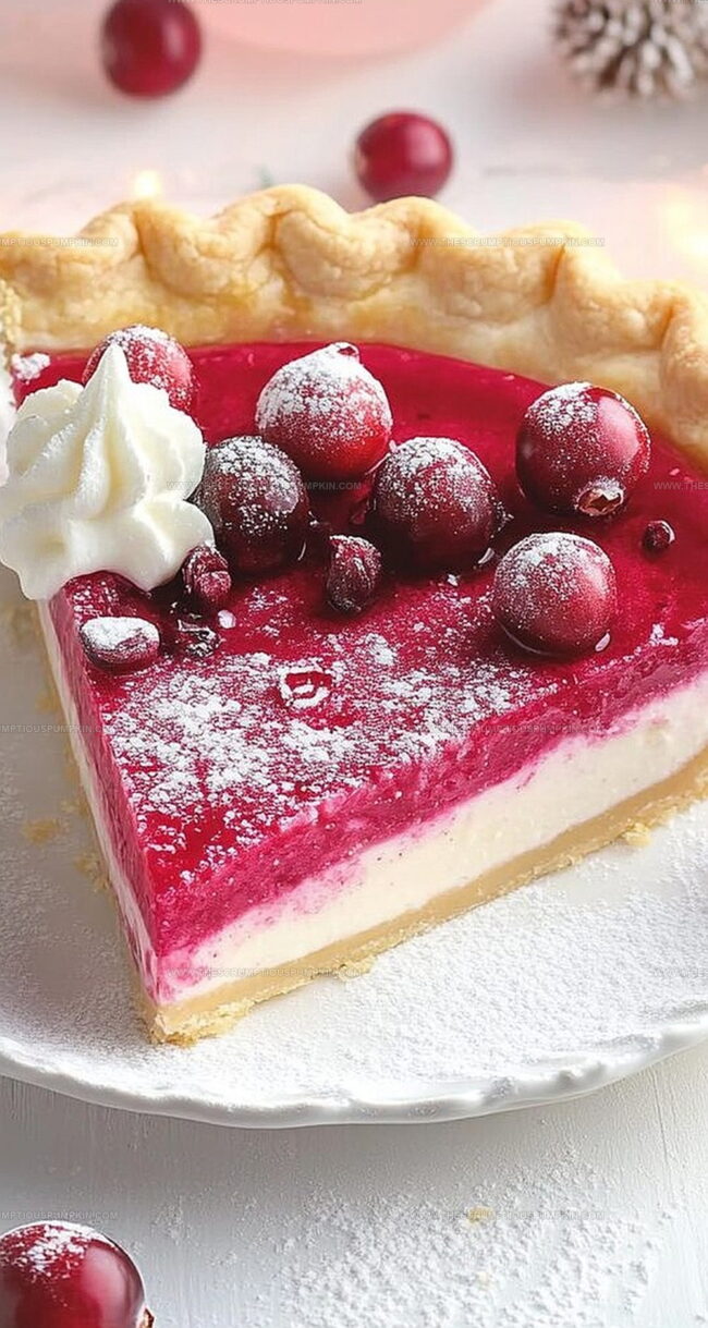 Why Cranberry Custard Pie Tastes So Special