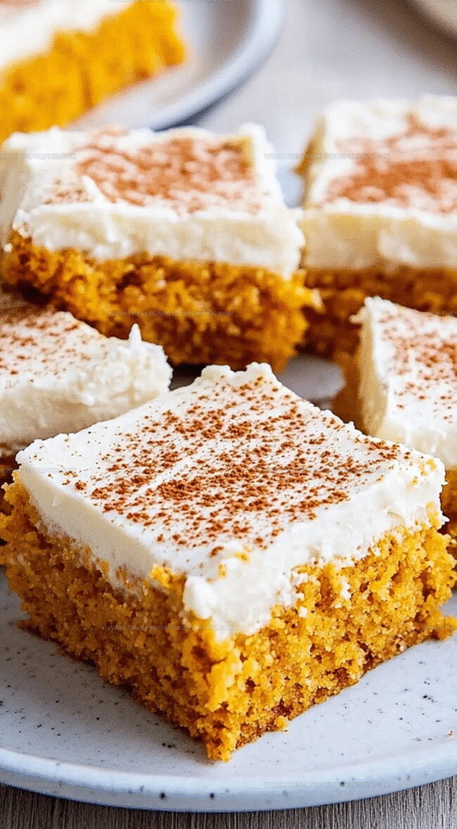 What Makes Pumpkin Bars with Cream Cheese Frosting So Decadent