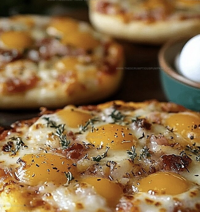 How To Make English Muffin Breakfast Pizza