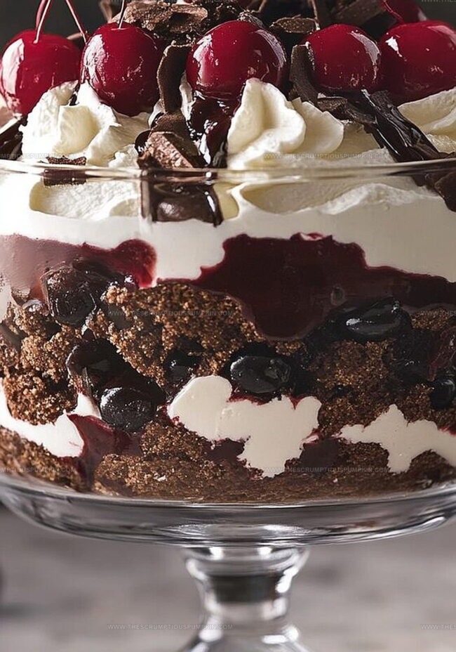 How To Layer A Showstopper Black Forest Trifle