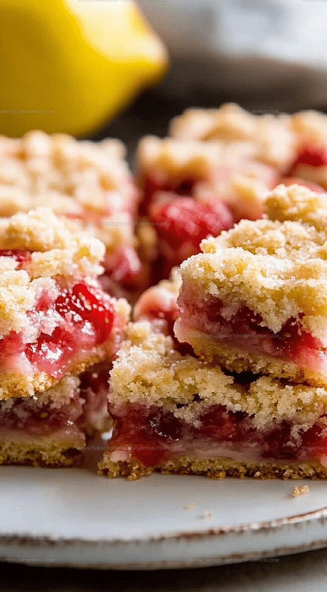 Why Lemon Strawberry Crumb Bars Are So Good