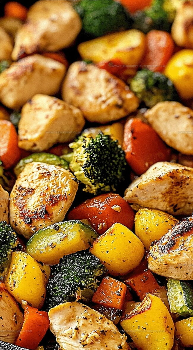 Healthful Hints for Chicken Veggie Skillet
