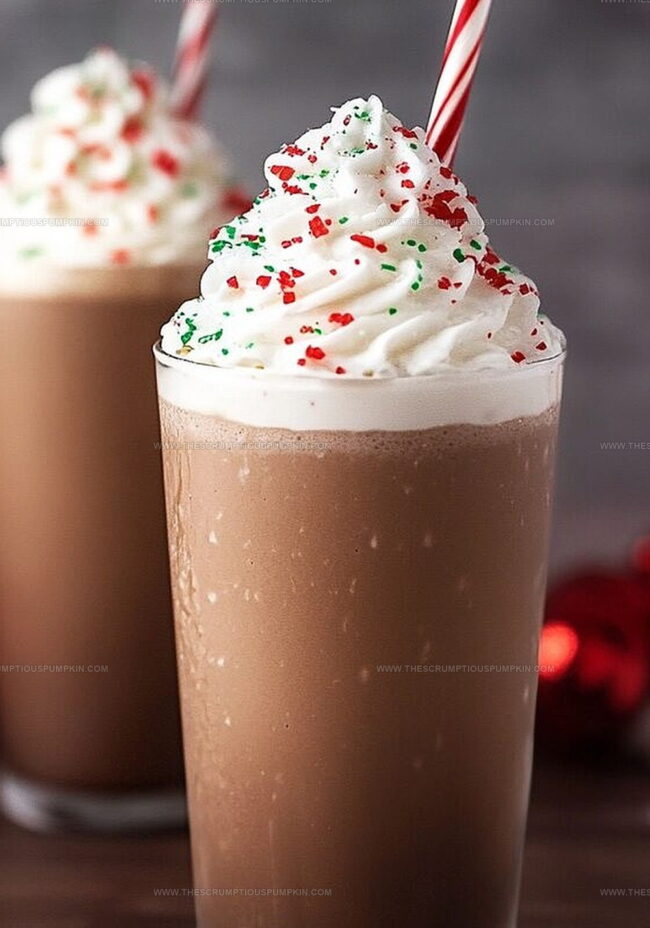 Blending Starbucks Peppermint Mocha Frappuccino