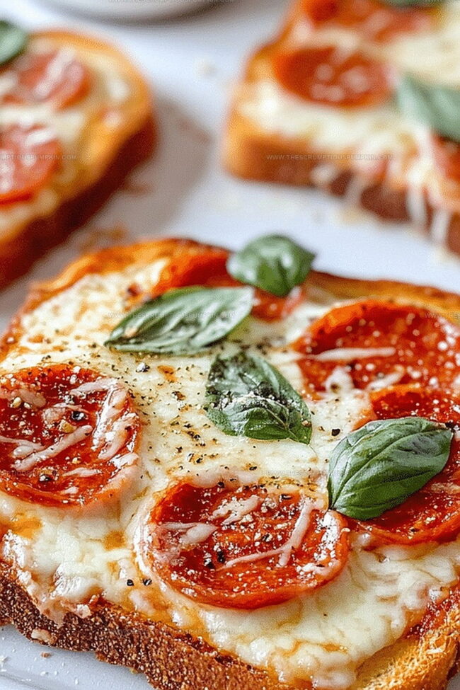 What Makes Pizza Toasts So Easy and Tasty